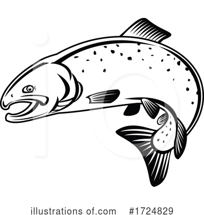 Royalty-Free (RF) Fish Clipart Illustration by patrimonio - Stock Sample #1724829