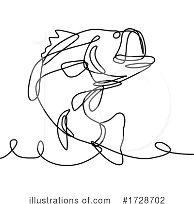 Royalty-Free (RF) Fish Clipart Illustration by patrimonio - Stock Sample #1728702