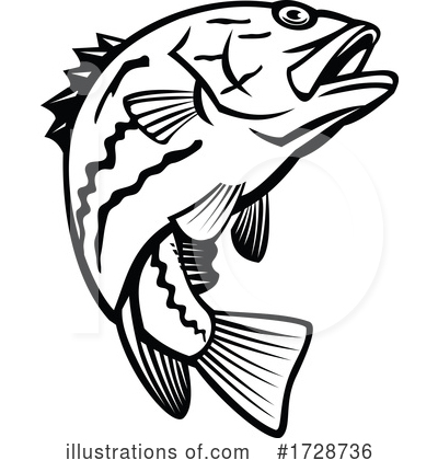 Royalty-Free (RF) Fish Clipart Illustration by patrimonio - Stock Sample #1728736