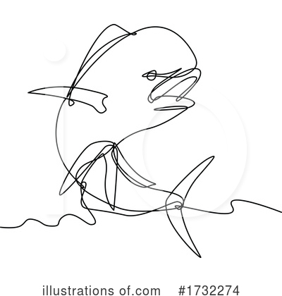 Royalty-Free (RF) Fish Clipart Illustration by patrimonio - Stock Sample #1732274