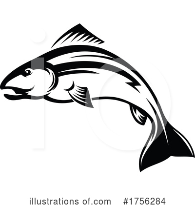 Trout Clipart #1756284 by Vector Tradition SM