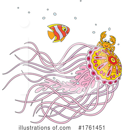 Sea Life Clipart #1761451 by Alex Bannykh