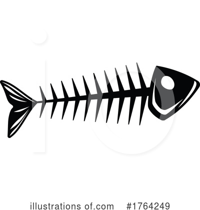Fishbone Clipart #1764249 by Vector Tradition SM