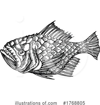Royalty-Free (RF) Fish Clipart Illustration by Vector Tradition SM - Stock Sample #1768805
