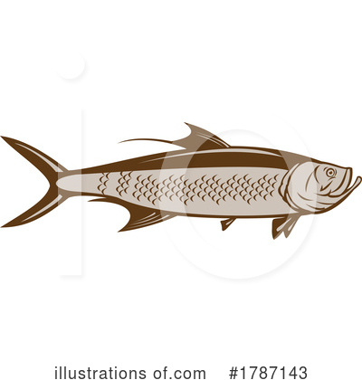 Royalty-Free (RF) Fish Clipart Illustration by patrimonio - Stock Sample #1787143
