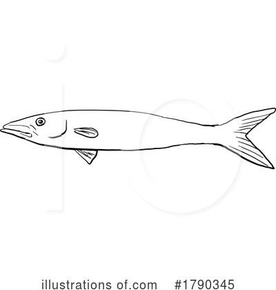 Royalty-Free (RF) Fish Clipart Illustration by patrimonio - Stock Sample #1790345