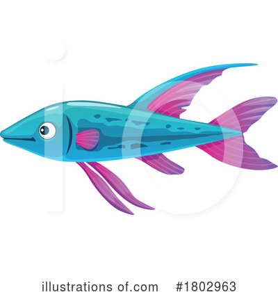 Royalty-Free (RF) Fish Clipart Illustration by Vector Tradition SM - Stock Sample #1802963