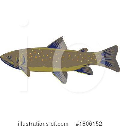Royalty-Free (RF) Fish Clipart Illustration by patrimonio - Stock Sample #1806152