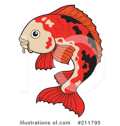 Royalty-Free (RF) Fish Clipart Illustration by visekart - Stock Sample #211795