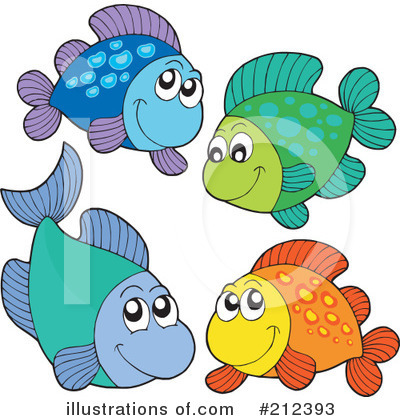 Royalty-Free (RF) Fish Clipart Illustration by visekart - Stock Sample #212393