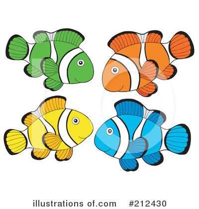 Royalty-Free (RF) Fish Clipart Illustration by visekart - Stock Sample #212430