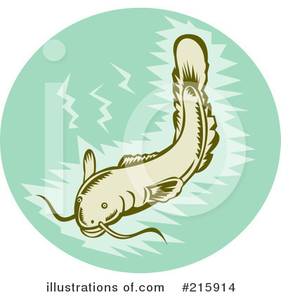 Royalty-Free (RF) Fish Clipart Illustration by patrimonio - Stock Sample #215914