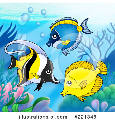 Royalty-Free (RF) Fish Clipart Illustration by visekart - Stock Sample #221348