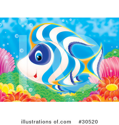 Royalty-Free (RF) Fish Clipart Illustration by Alex Bannykh - Stock Sample #30520