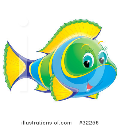 Royalty-Free (RF) Fish Clipart Illustration by Alex Bannykh - Stock Sample #32256