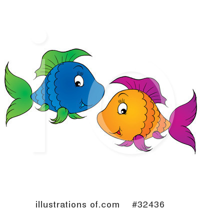 Royalty-Free (RF) Fish Clipart Illustration by Alex Bannykh - Stock Sample #32436
