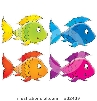 Royalty-Free (RF) Fish Clipart Illustration by Alex Bannykh - Stock Sample #32439