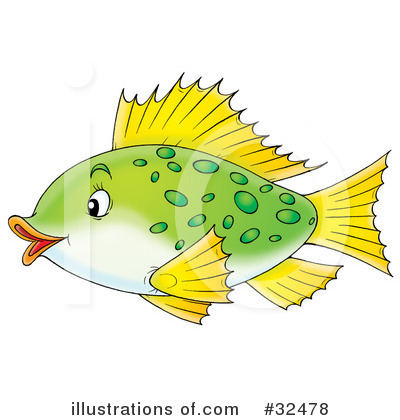 Royalty-Free (RF) Fish Clipart Illustration by Alex Bannykh - Stock Sample #32478