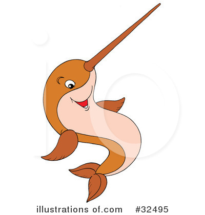 Narwhal Clipart #32495 by Alex Bannykh