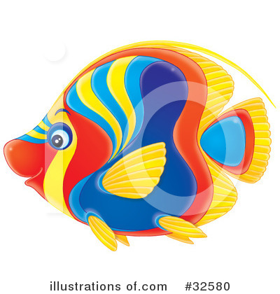 Royalty-Free (RF) Fish Clipart Illustration by Alex Bannykh - Stock Sample #32580