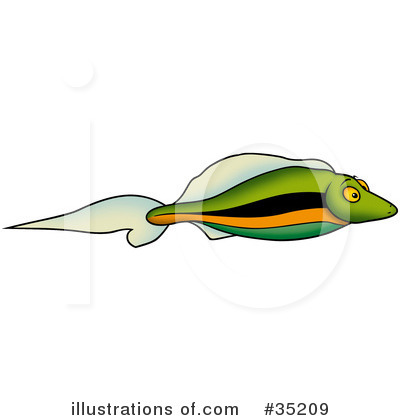 Royalty-Free (RF) Fish Clipart Illustration by dero - Stock Sample #35209