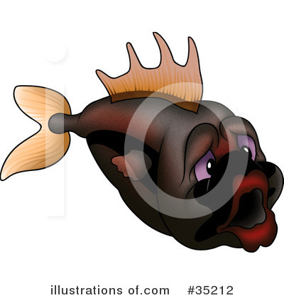 Royalty-Free (RF) Fish Clipart Illustration by dero - Stock Sample #35212