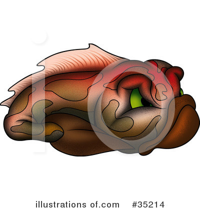 Royalty-Free (RF) Fish Clipart Illustration by dero - Stock Sample #35214