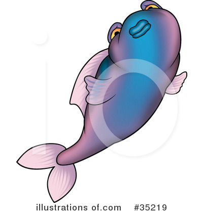 Royalty-Free (RF) Fish Clipart Illustration by dero - Stock Sample #35219