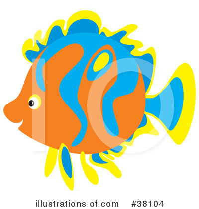 Royalty-Free (RF) Fish Clipart Illustration by Alex Bannykh - Stock Sample #38104