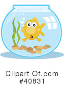 Fish Clipart #40831 by Dennis Holmes Designs