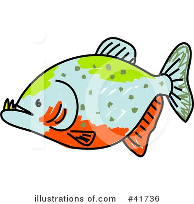 Royalty-Free (RF) Fish Clipart Illustration by Prawny - Stock Sample #41736
