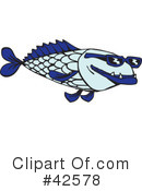 Fish Clipart #42578 by Dennis Holmes Designs