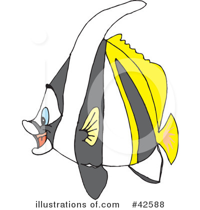 Royalty-Free (RF) Fish Clipart Illustration by Dennis Holmes Designs - Stock Sample #42588