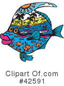 Fish Clipart #42591 by Dennis Holmes Designs