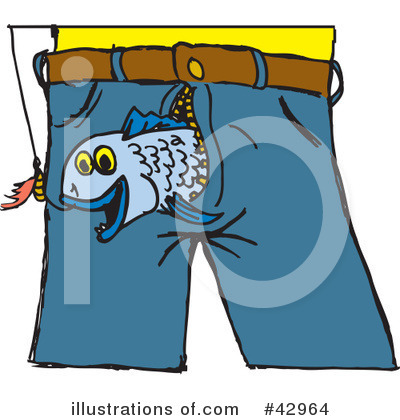 Royalty-Free (RF) Fish Clipart Illustration by Dennis Holmes Designs - Stock Sample #42964
