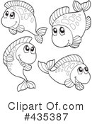 Fish Clipart #435387 by visekart