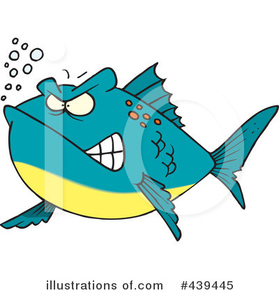 Royalty-Free (RF) Fish Clipart Illustration by toonaday - Stock Sample #439445