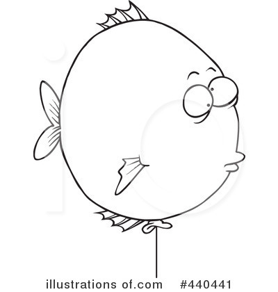 Royalty-Free (RF) Fish Clipart Illustration by toonaday - Stock Sample #440441
