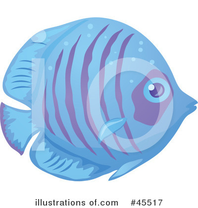Royalty-Free (RF) Fish Clipart Illustration by John Schwegel - Stock Sample #45517