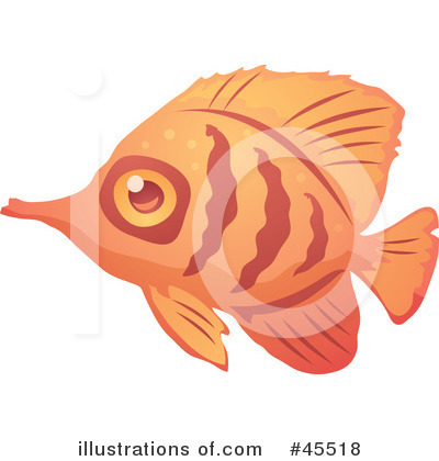 Royalty-Free (RF) Fish Clipart Illustration by John Schwegel - Stock Sample #45518