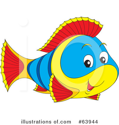 Royalty-Free (RF) Fish Clipart Illustration by Alex Bannykh - Stock Sample #63944