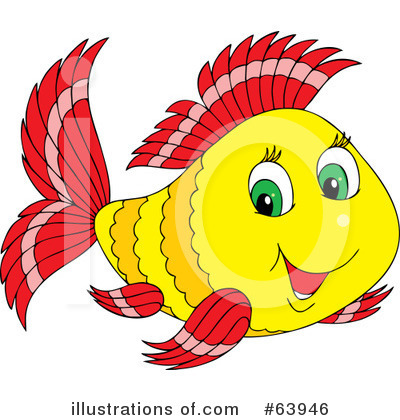 Royalty-Free (RF) Fish Clipart Illustration by Alex Bannykh - Stock Sample #63946