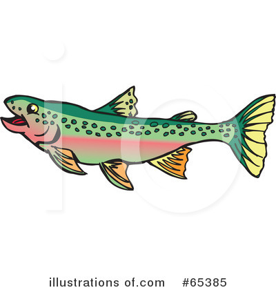 Royalty-Free (RF) Fish Clipart Illustration by Dennis Holmes Designs - Stock Sample #65385