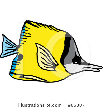 Royalty-Free (RF) Fish Clipart Illustration by Dennis Holmes Designs - Stock Sample #65387