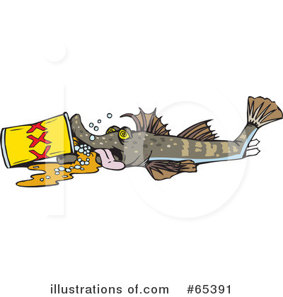 Royalty-Free (RF) Fish Clipart Illustration by Dennis Holmes Designs - Stock Sample #65391
