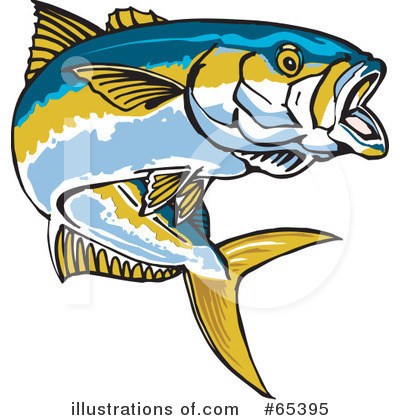 Royalty-Free (RF) Fish Clipart Illustration by Dennis Holmes Designs - Stock Sample #65395