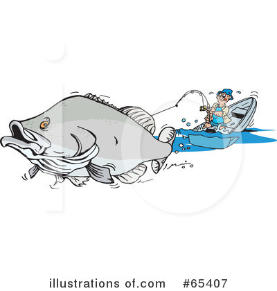 Barramundi Clipart #65407 by Dennis Holmes Designs