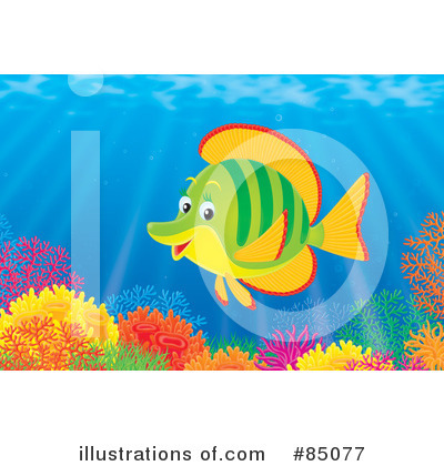 Royalty-Free (RF) Fish Clipart Illustration by Alex Bannykh - Stock Sample #85077