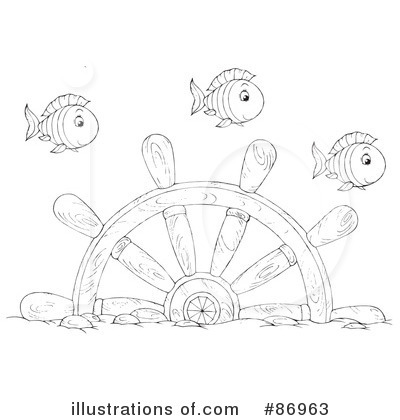 Royalty-Free (RF) Fish Clipart Illustration by Alex Bannykh - Stock Sample #86963