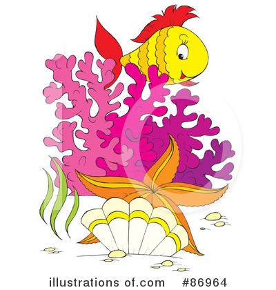 Royalty-Free (RF) Fish Clipart Illustration by Alex Bannykh - Stock Sample #86964